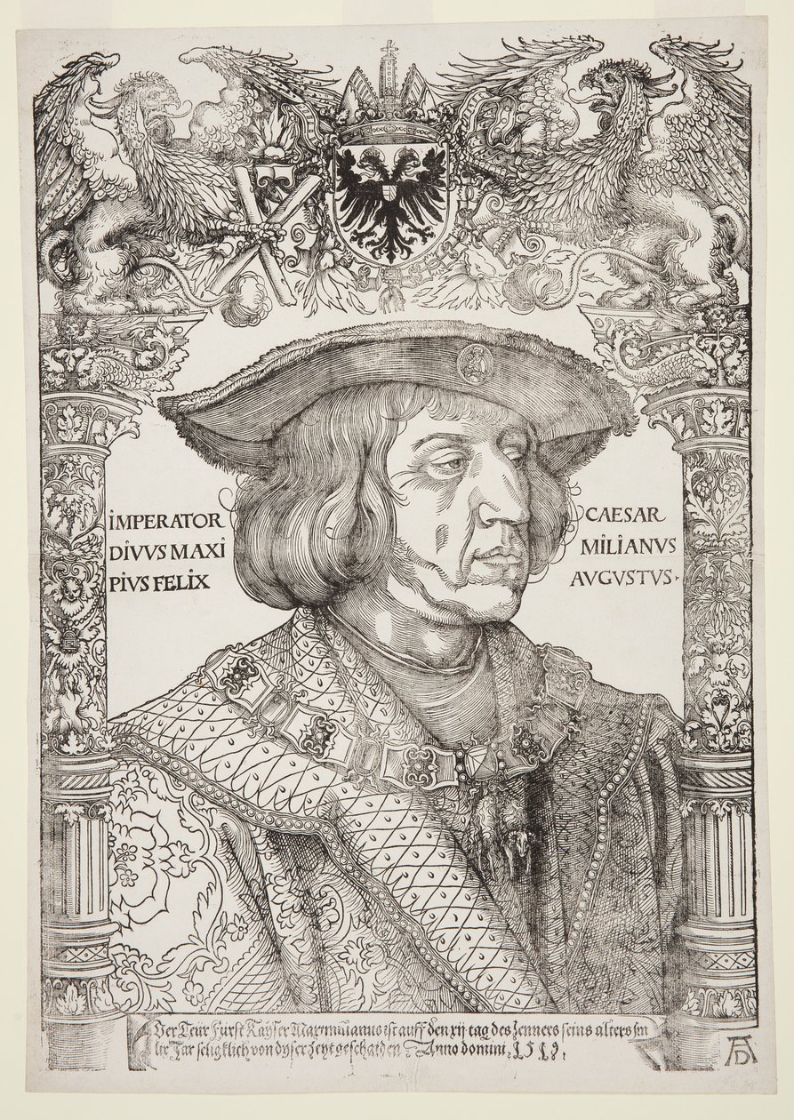 Portrait of Maximilian I by Albrecht Dürer