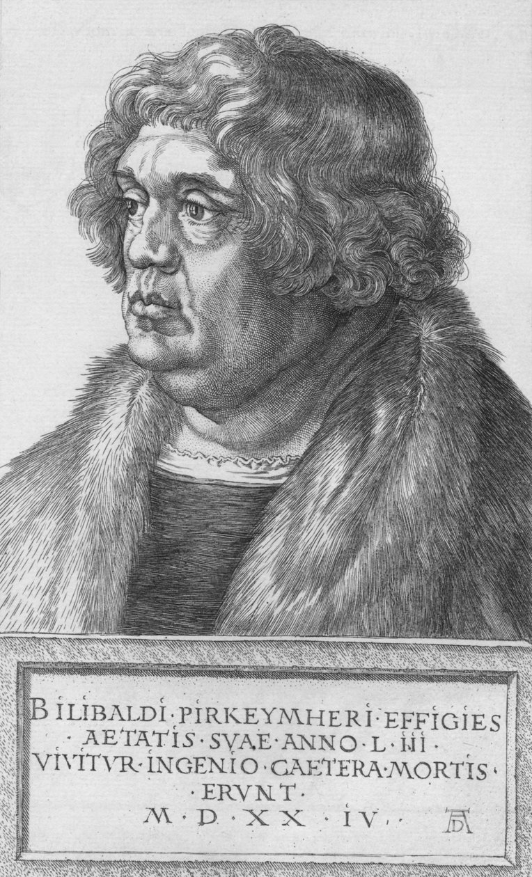 Portrait of Pirkheimer by Albrecht Dürer