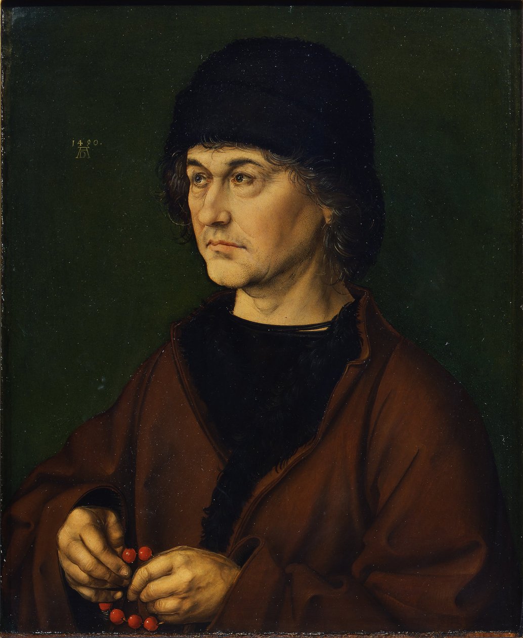 Portrait of the artists father by Albrecht Dürer