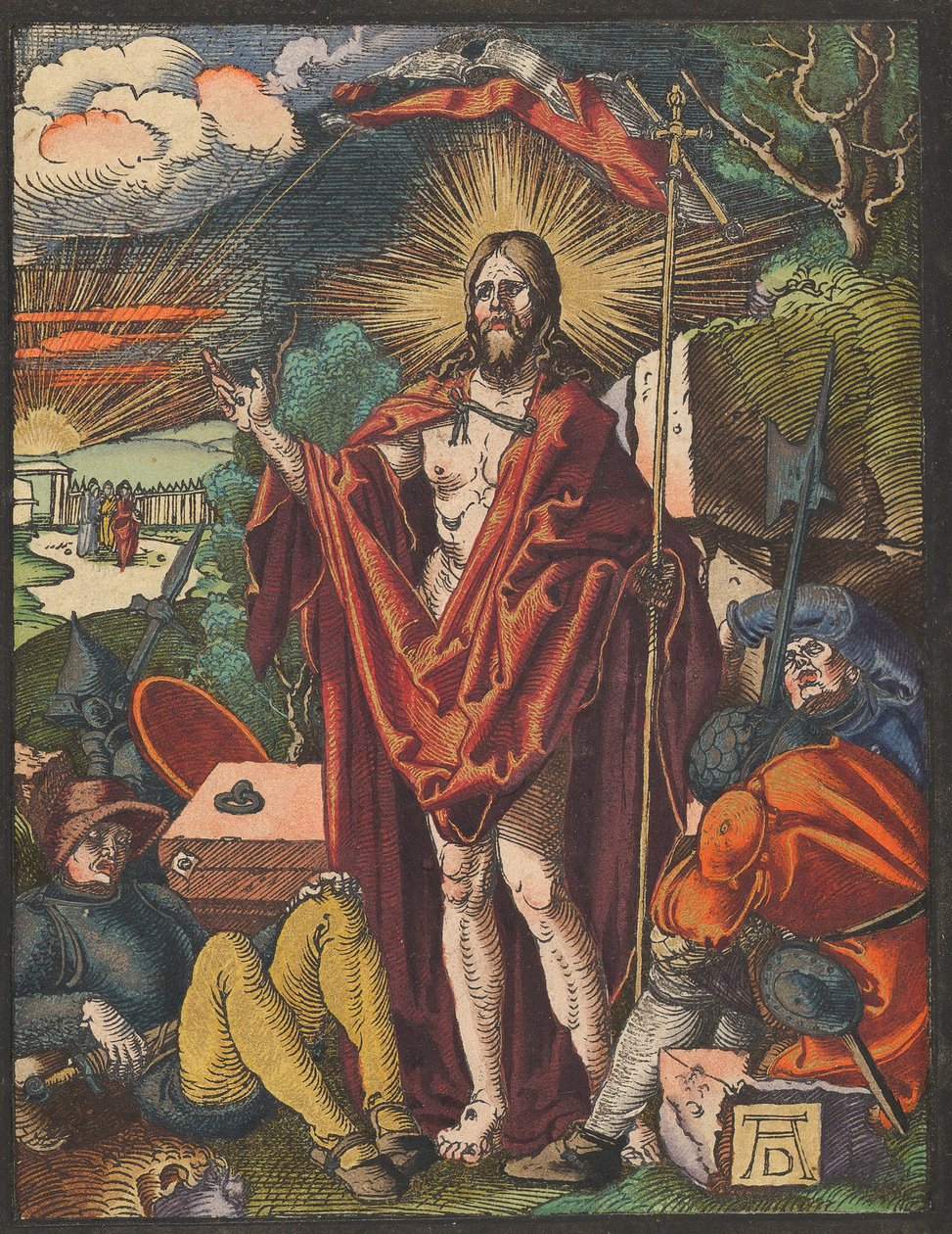 Resurrection, from the Small Woodcut Passion by Albrecht Dürer