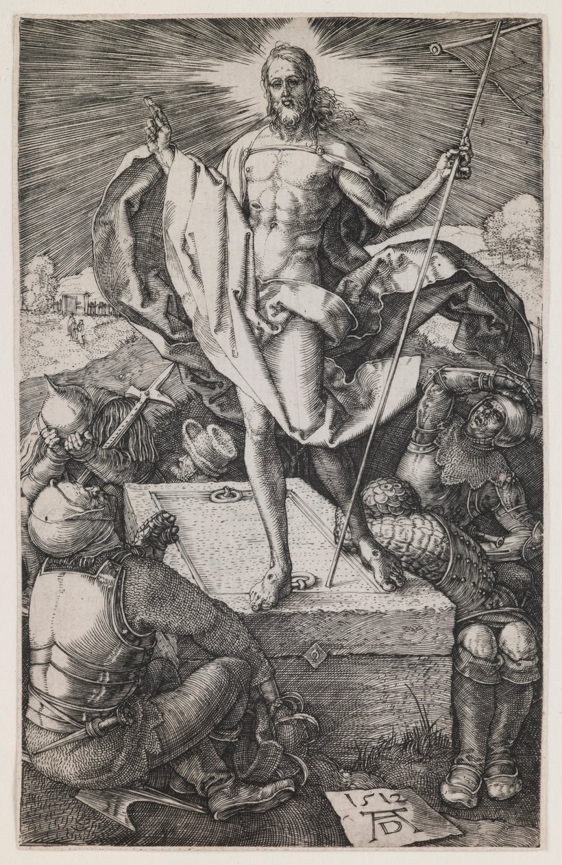 Resurrection, from the series “The Engraved Passion” by Albrecht Dürer