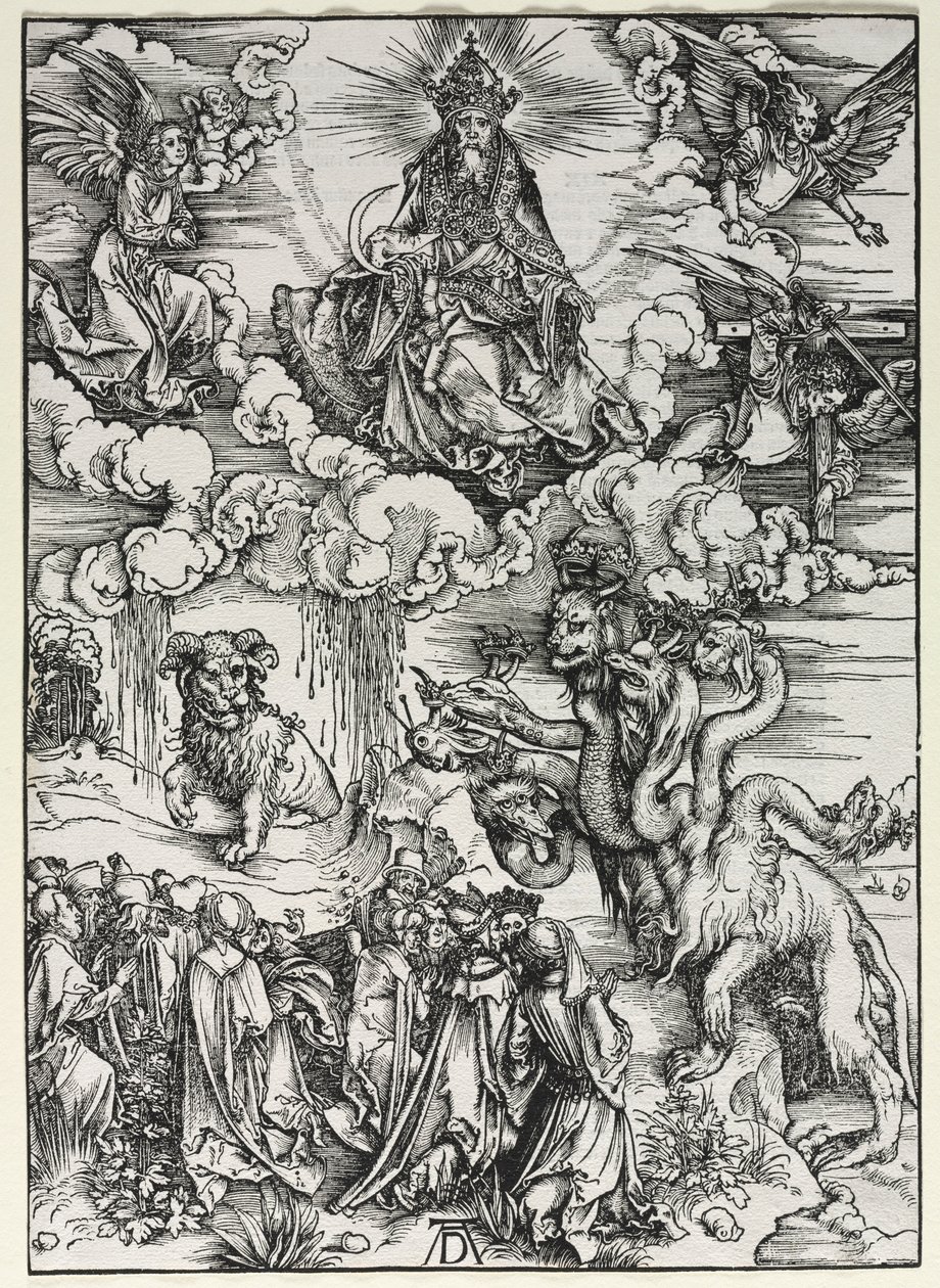 Revelation of St. John: Beast with Rams Horns, 1511 by Albrecht Dürer