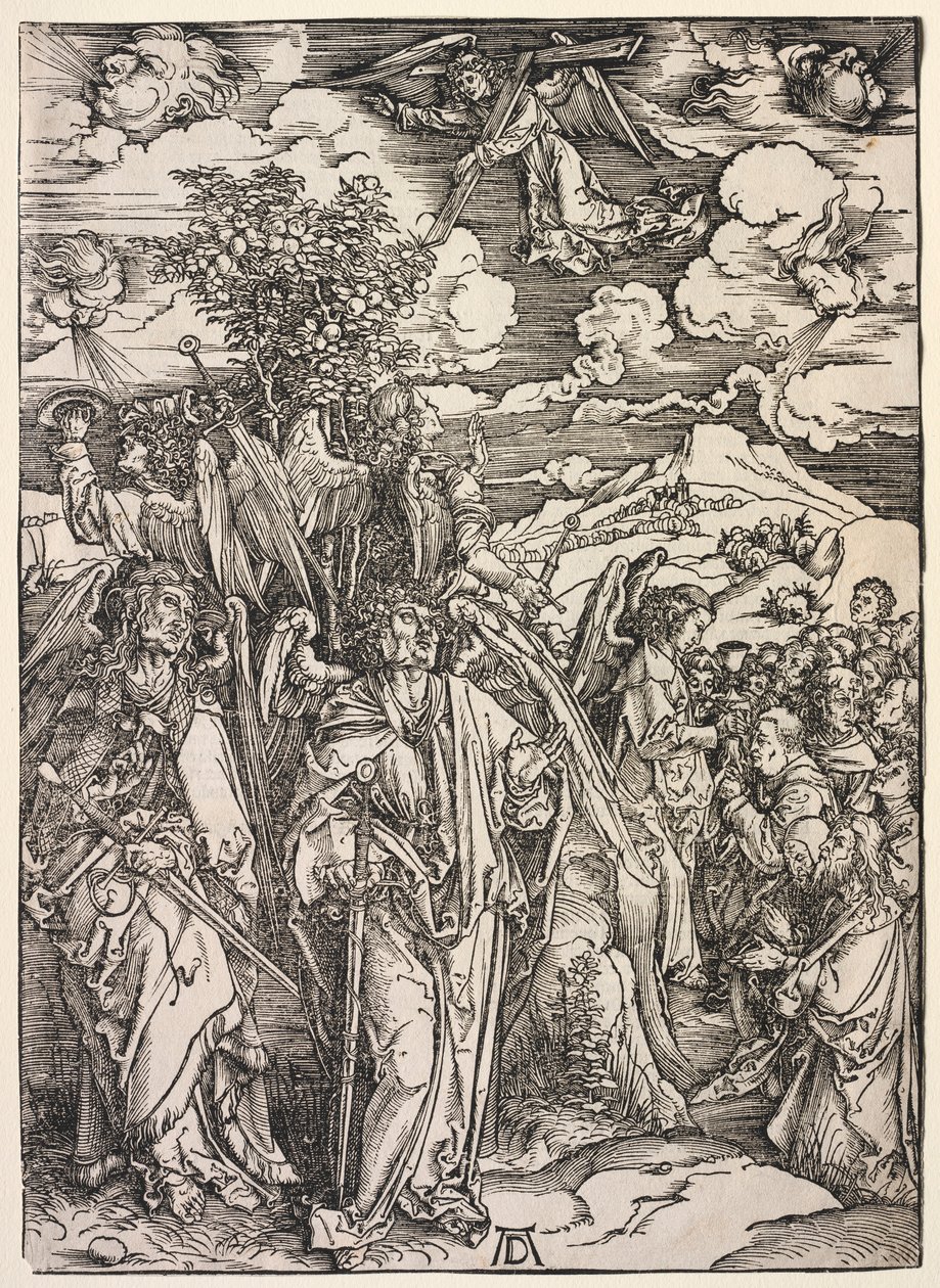 Revelation of St. John: Four Angels Holding up the Winds by Albrecht Dürer