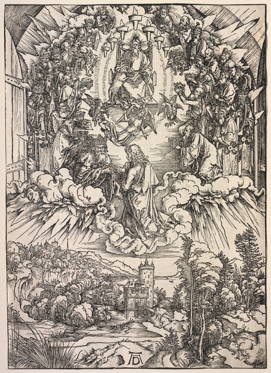 Revelation of St. John: St. John before the Throne by Albrecht Dürer