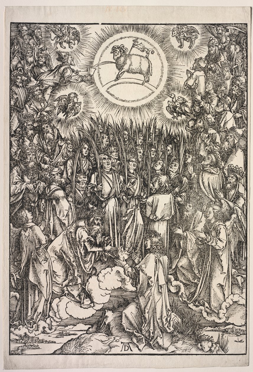 Revelation of St. John: The Adoration of the Lamb by Albrecht Dürer