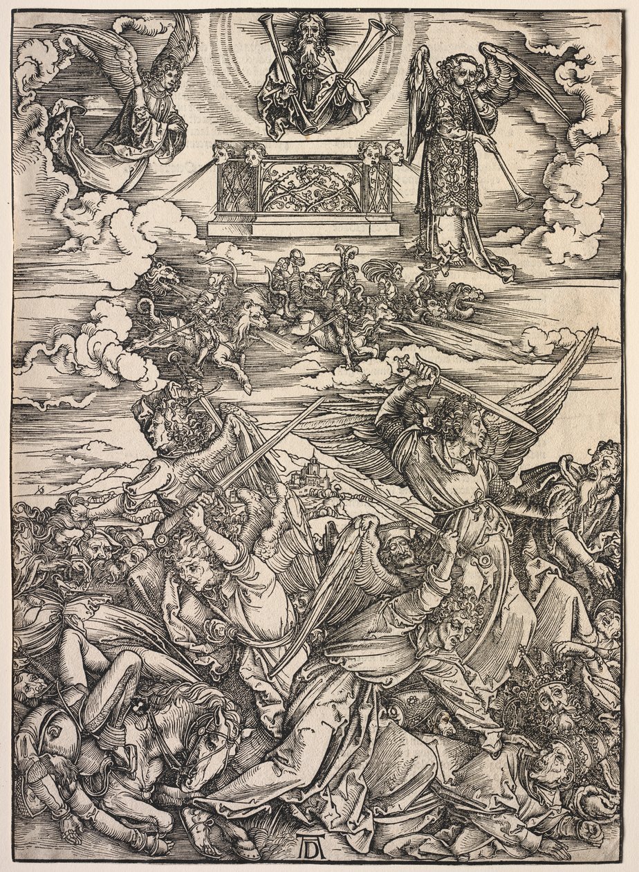 Revelation of St. John: The Four Destroying Angels by Albrecht Dürer