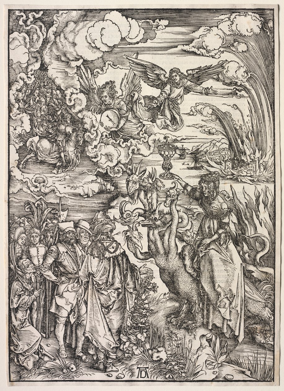 Revelation of St. John: The Woman of Babylon by Albrecht Dürer