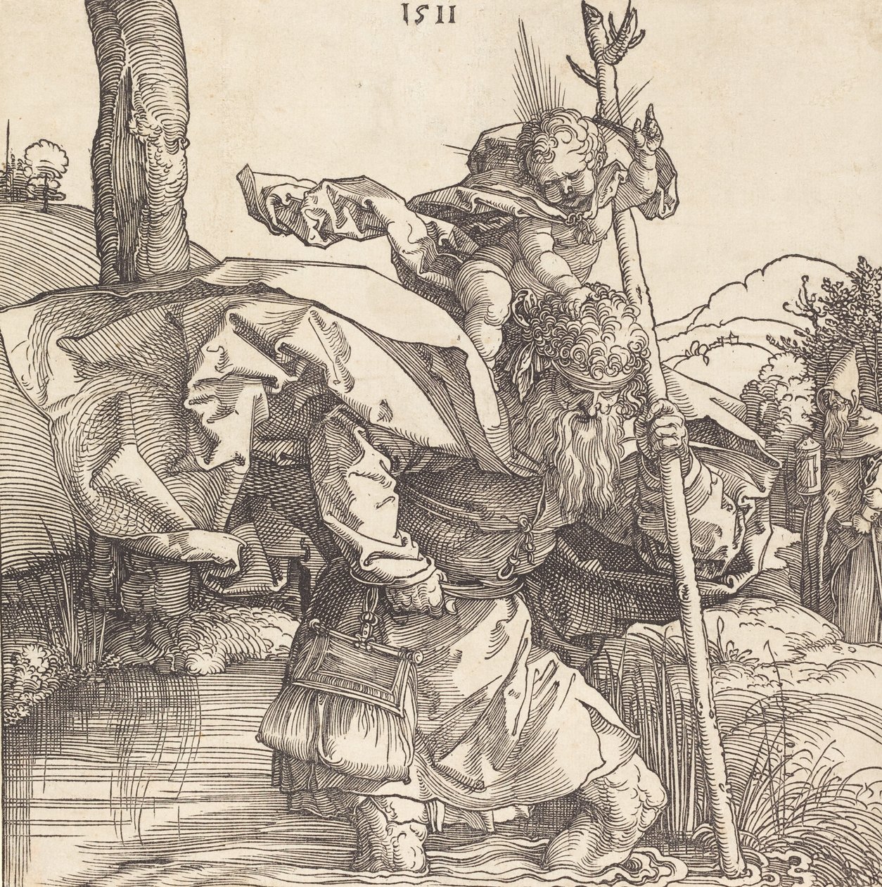 Saint Christopher by Albrecht Dürer