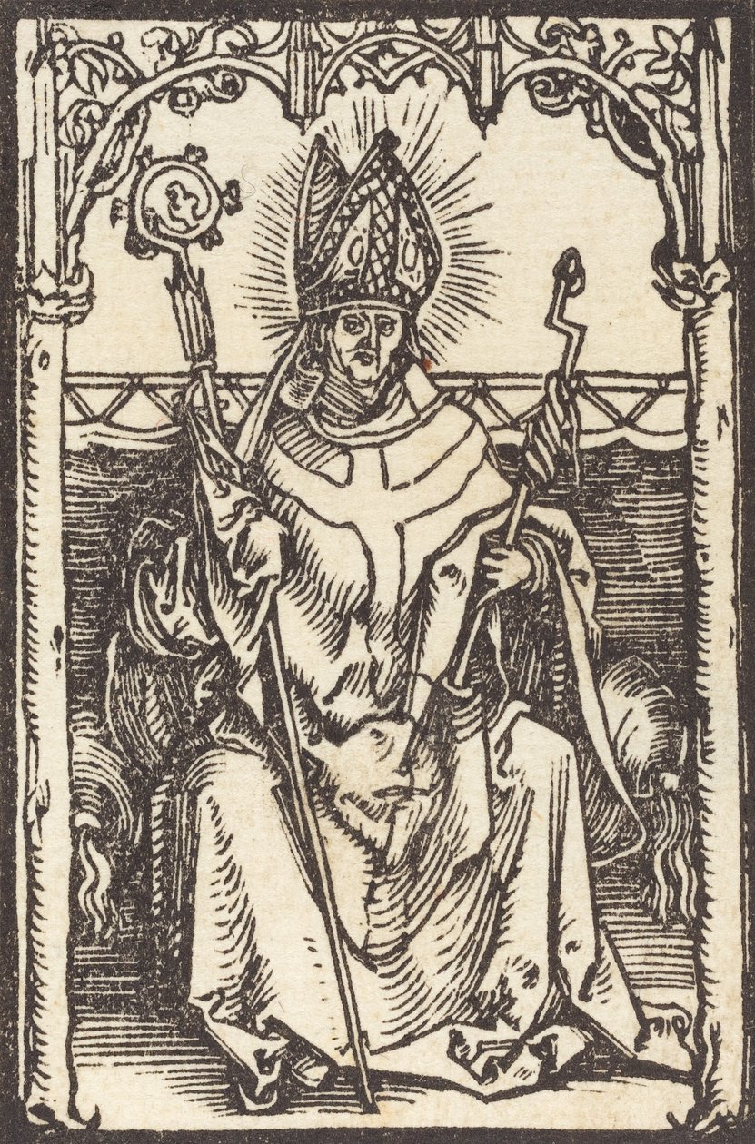 Saint Erasmus, c. 1500.  by Albrecht Dürer