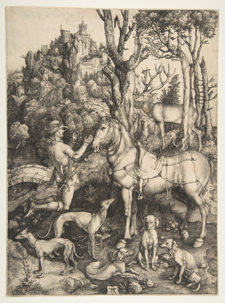 Saint Eustace by Albrecht Dürer