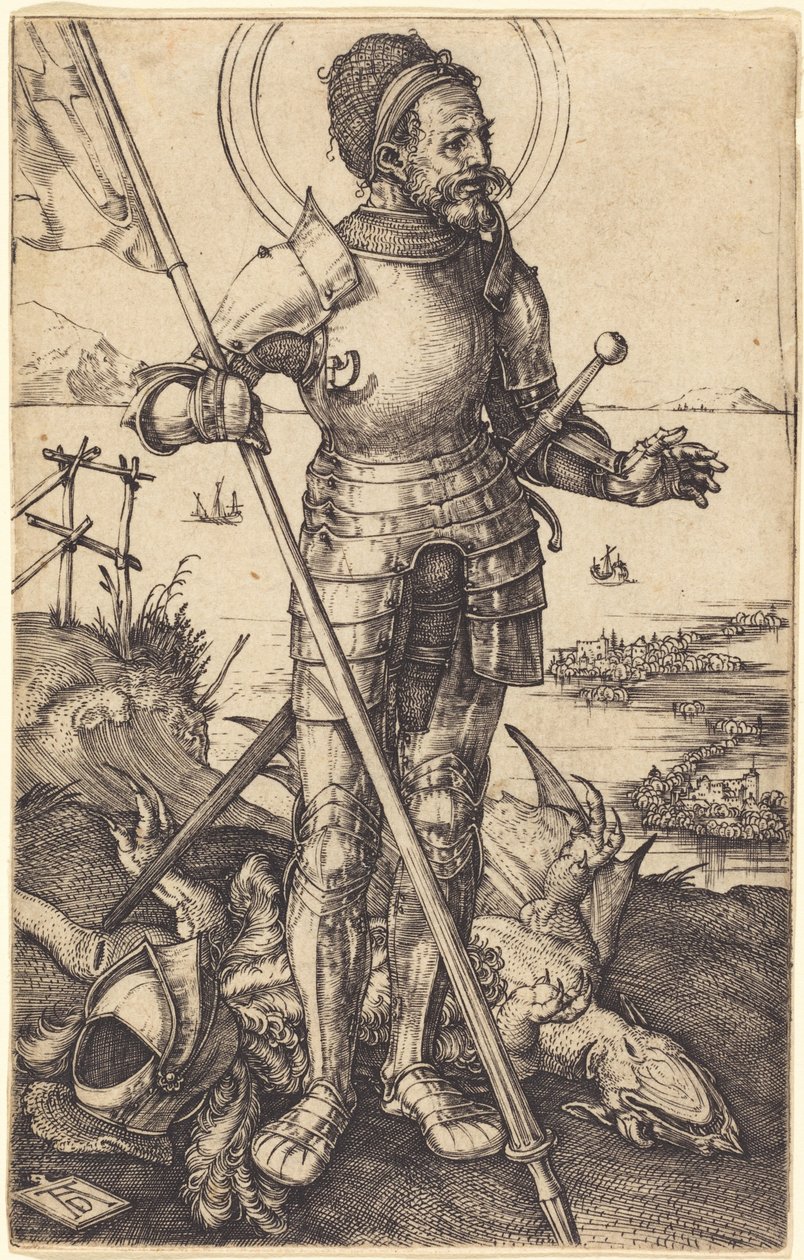 Saint George Standing by Albrecht Dürer