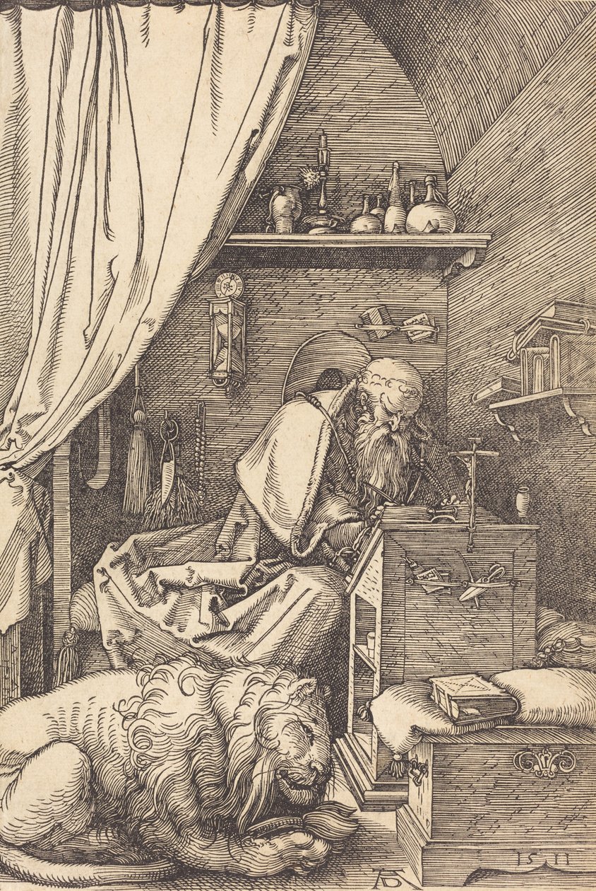 Saint Jerome in His Cell by Albrecht Dürer