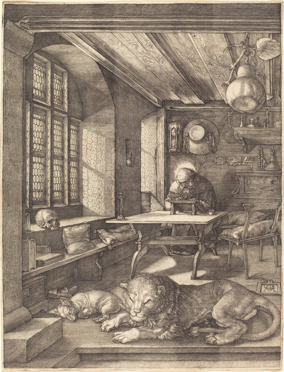 Saint Jerome in His Study by Albrecht Dürer