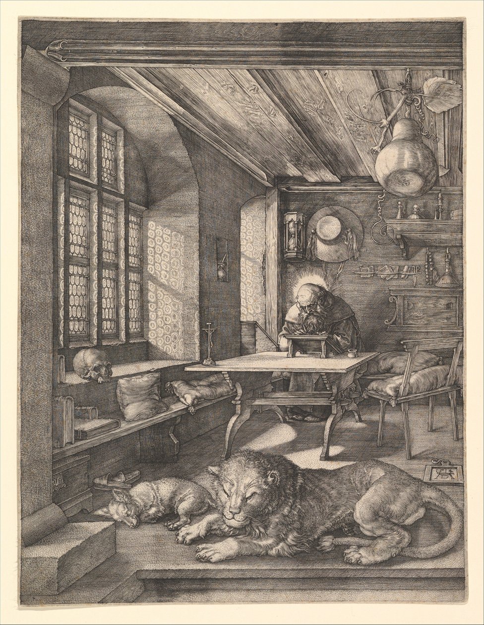 Saint Jerome in His Study by Albrecht Dürer