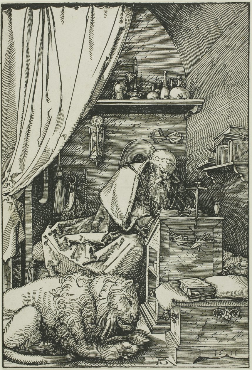 Saint Jerome in His Cell by Albrecht Dürer