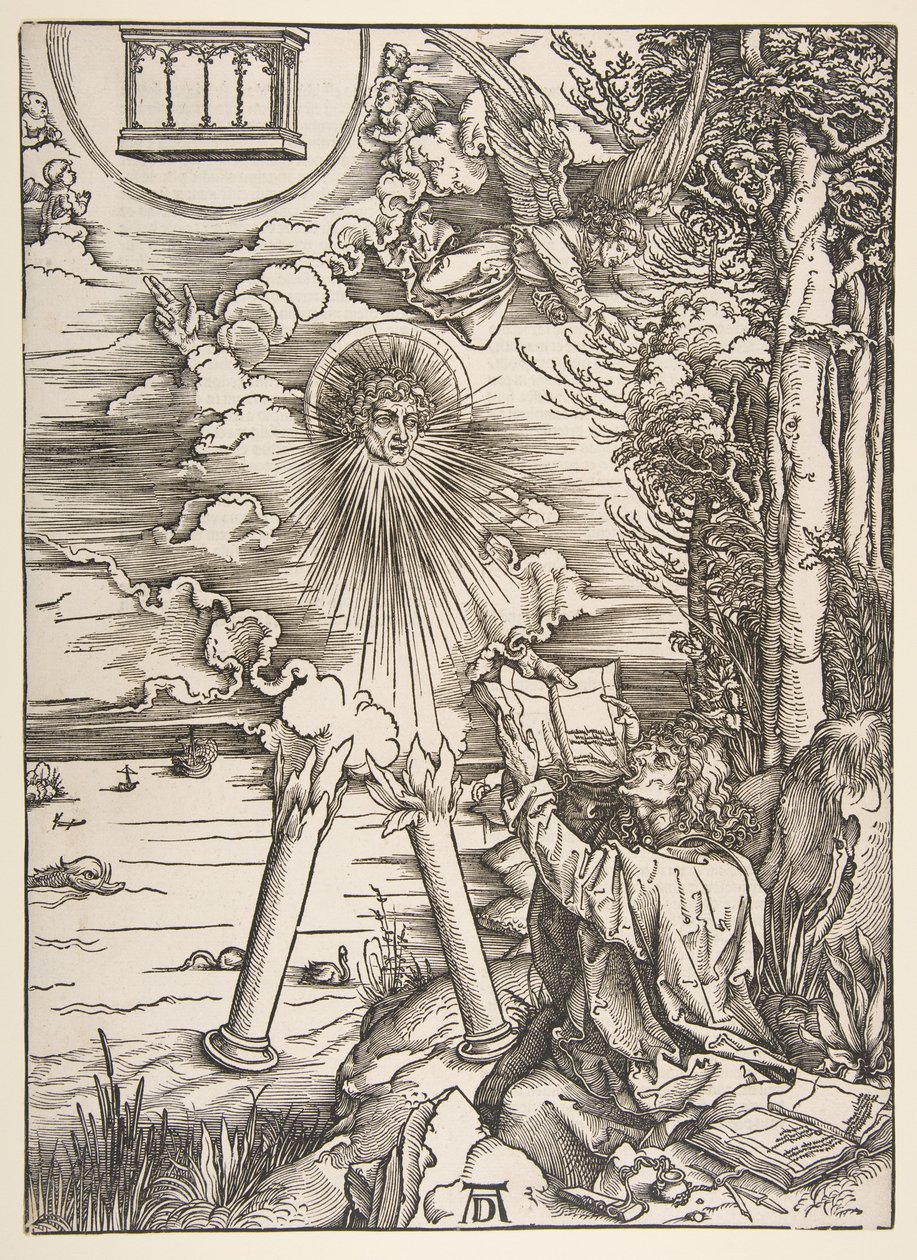 Saint John Devouring the Book, from "The Apocalypse" by Albrecht Dürer