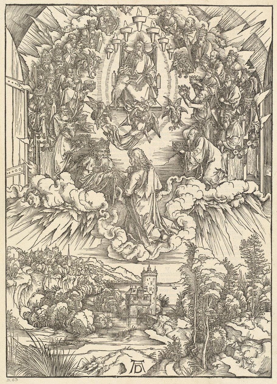 Saint John before God and the Elders by Albrecht Dürer