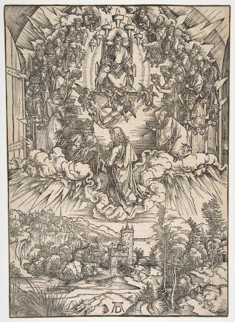 Saint John before God and the Elders, from The Apocalypse by Albrecht Dürer
