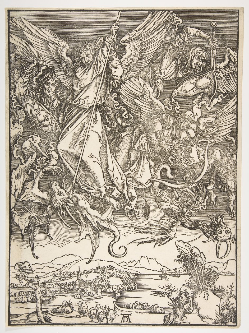 Saint Michael and the Dragon, from The Apocalypse by Albrecht Dürer