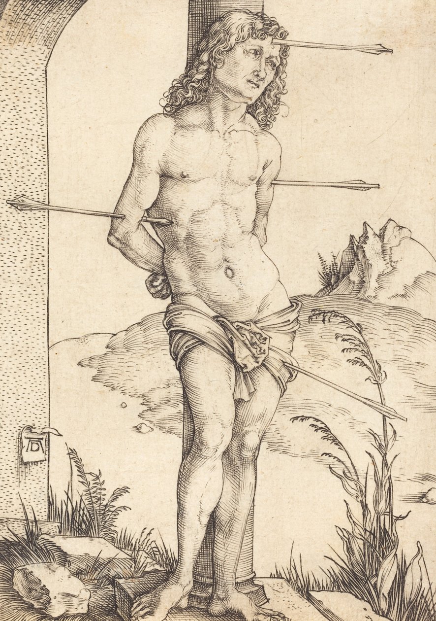 Saint Sebastian Bound to the Column, probably 1498-1499 by Albrecht Dürer