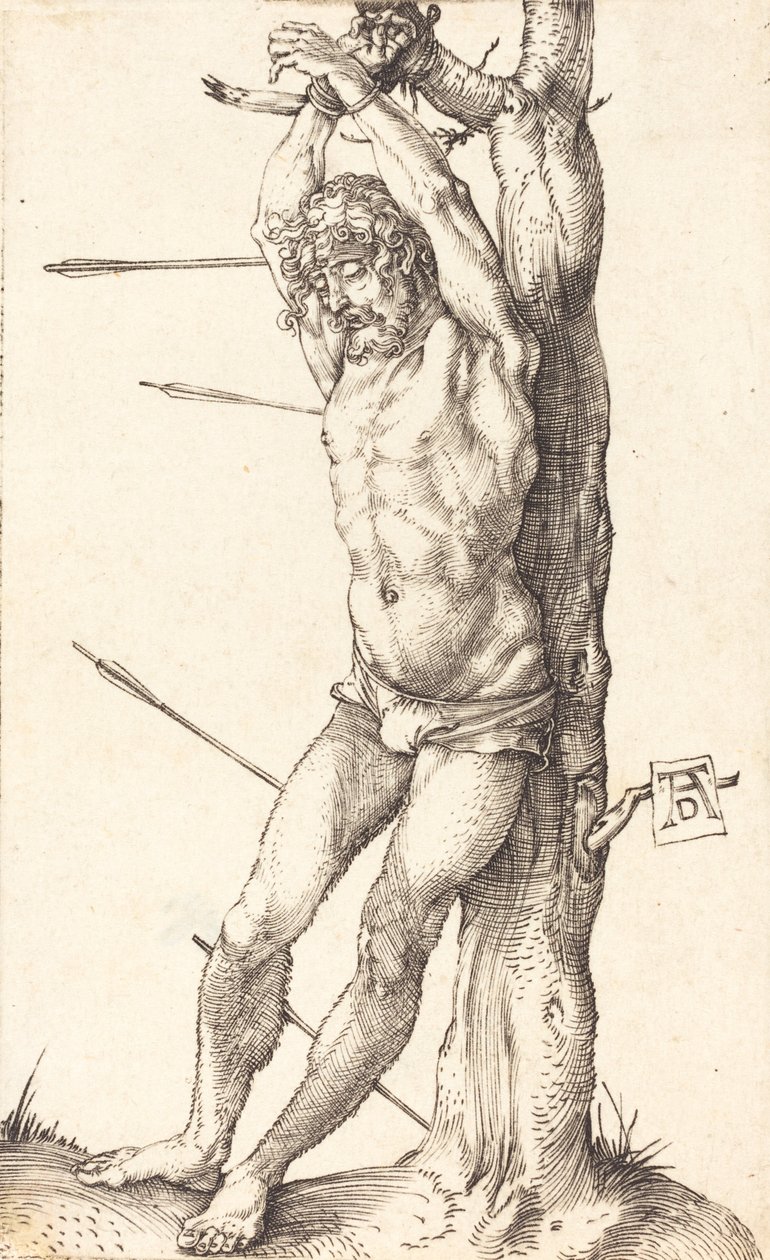 Saint Sebastian Bound to the Tree, 1500-1501 by Albrecht Dürer