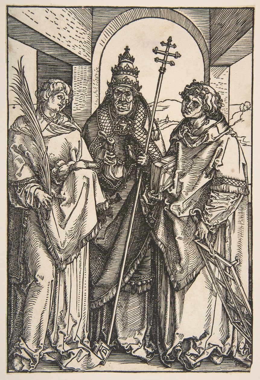 Saint Stephen, Saint Sixtus and Saint Lawrence by Albrecht Dürer