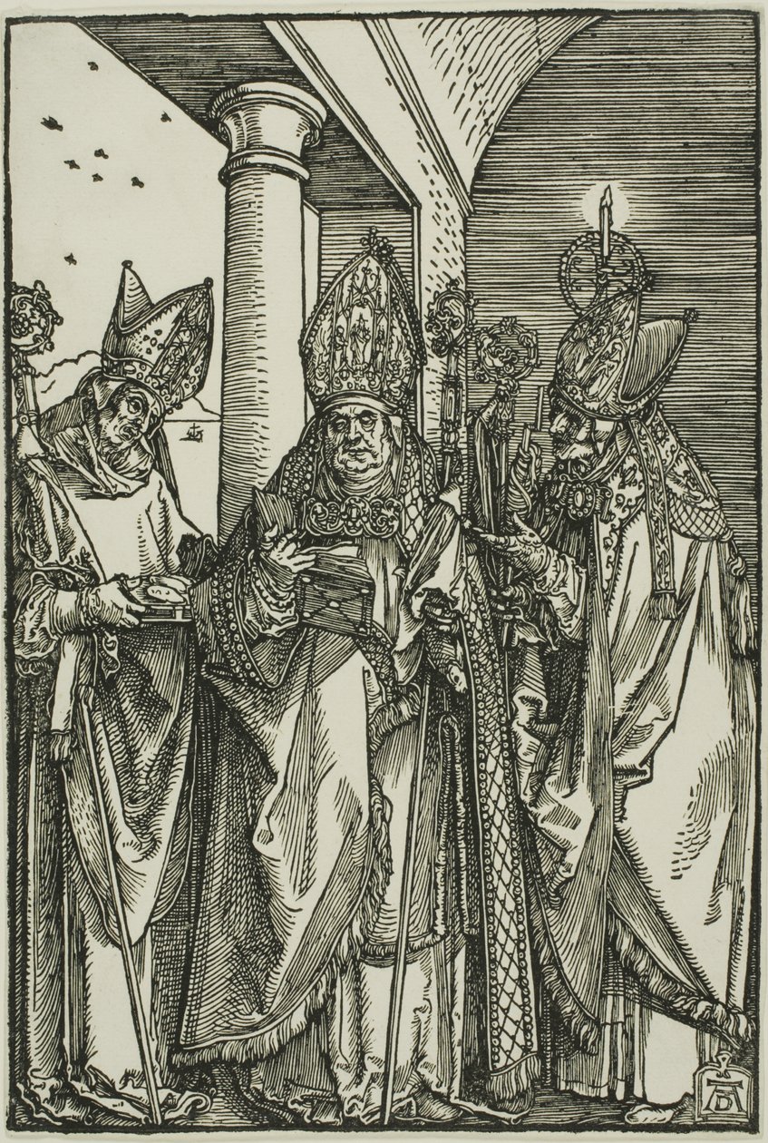 Saints Nicholaus, Ulrich, and Erasmus by Albrecht Dürer