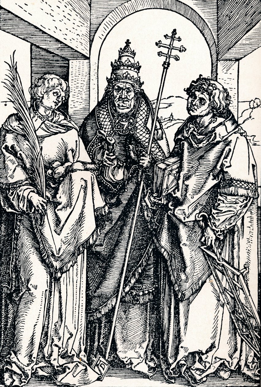 Saints Stephen, Sixtus and Lawrence by Albrecht Dürer
