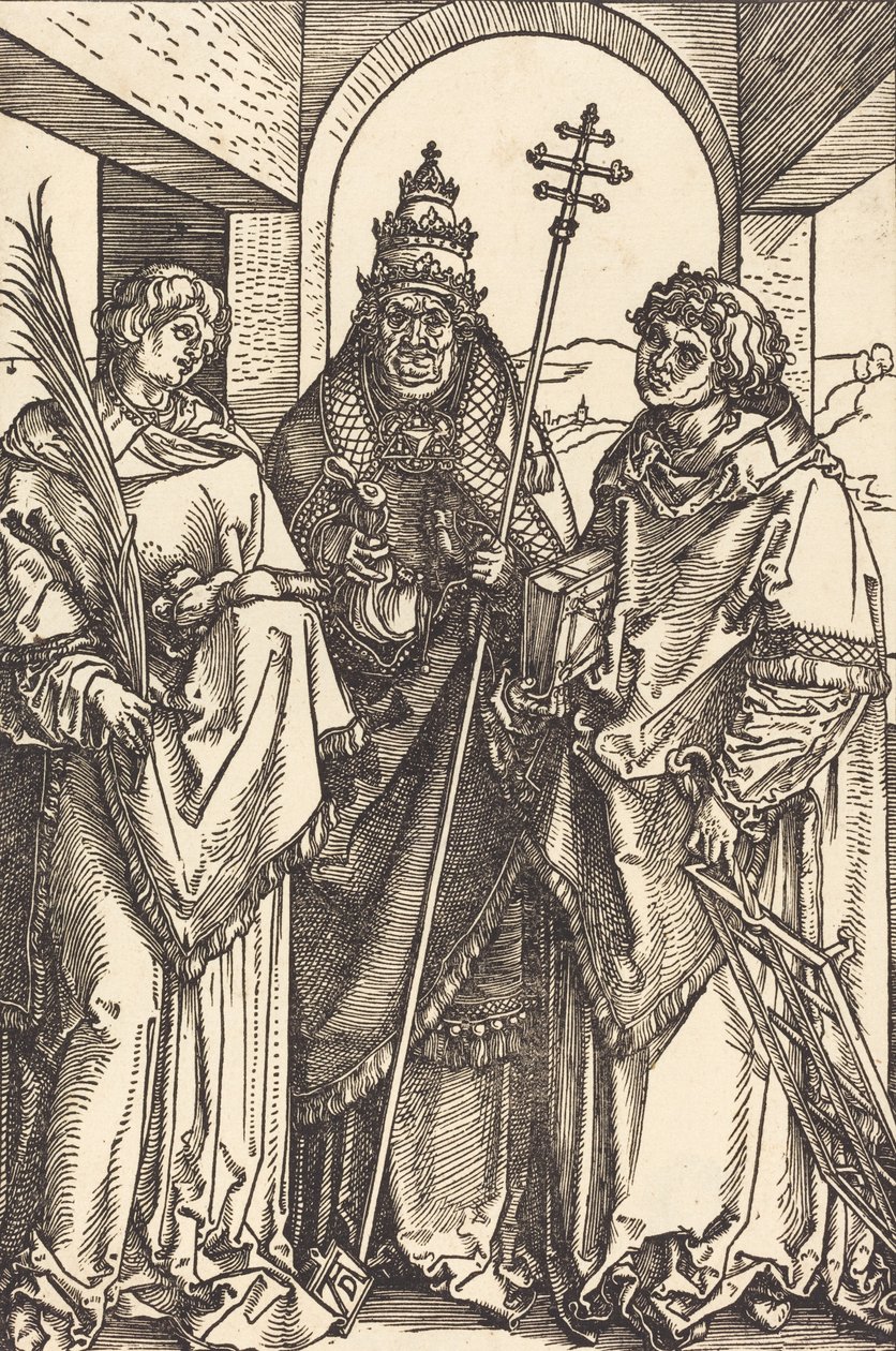 Saints Stephen, Sixtus, and Lawrence, c. 1504-1505 by Albrecht Dürer