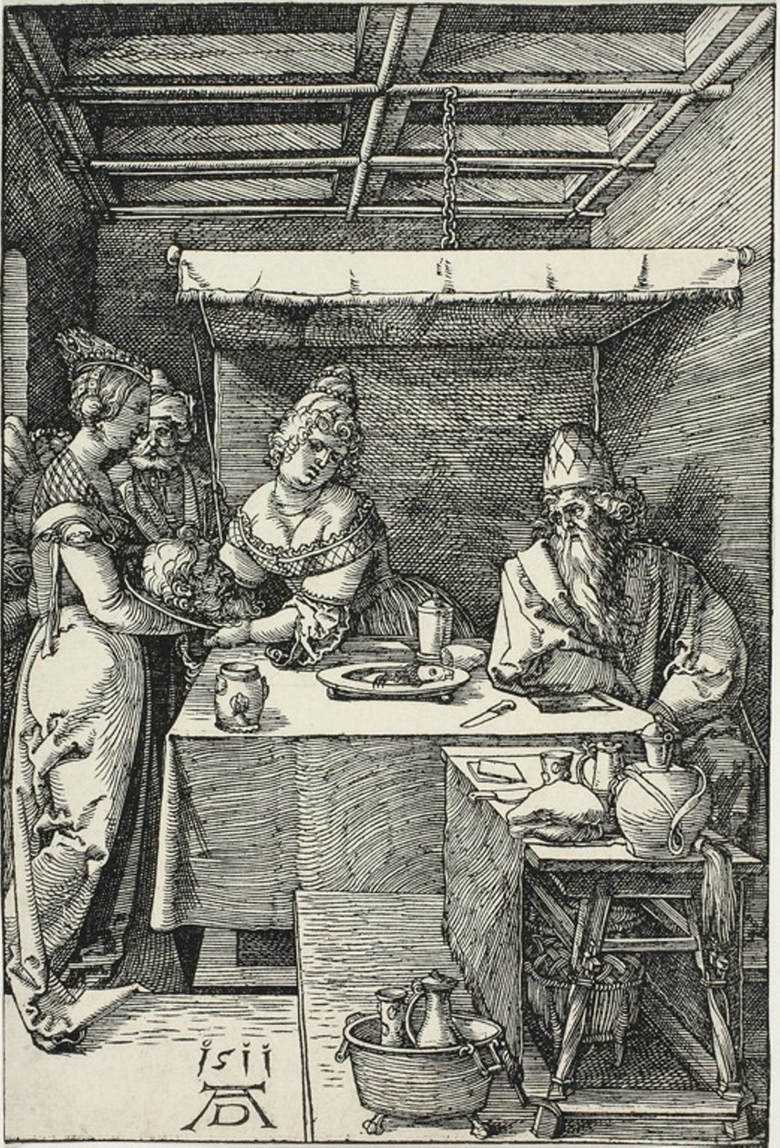 Salome Presenting the Head of John the Baptist to Herodias by Albrecht Dürer