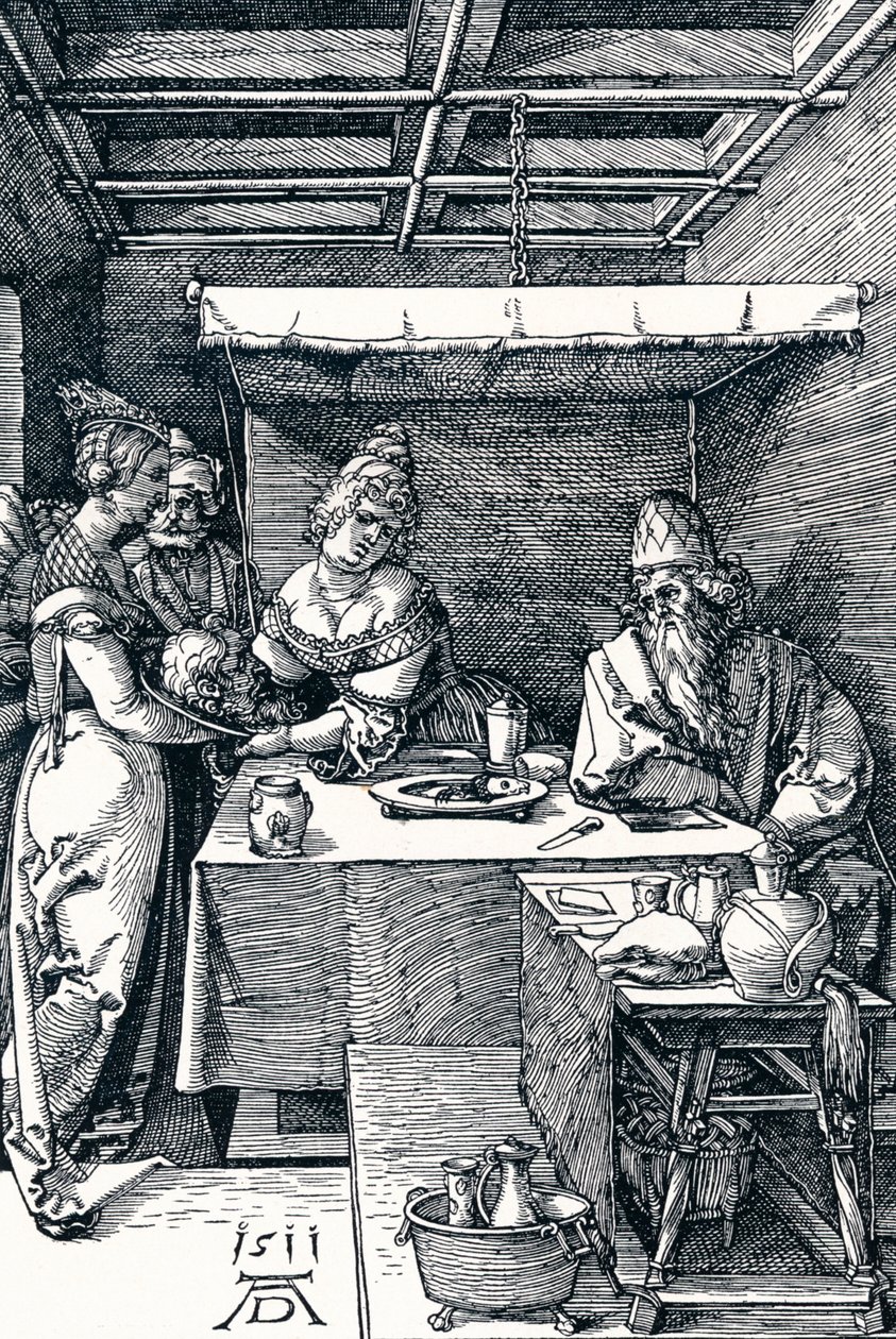 Salome Presenting the Head of St John the Baptist to Herodias by Albrecht Dürer