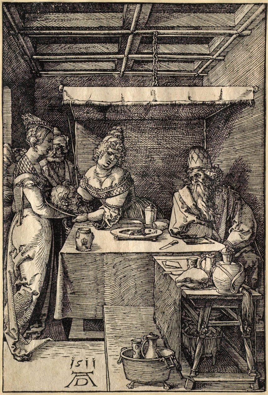 Salome Receiving the Head of Saint John the Baptist by Albrecht Dürer