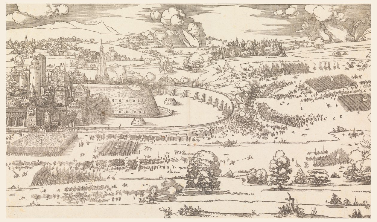 Siege of a City (Part 1) by Albrecht Dürer