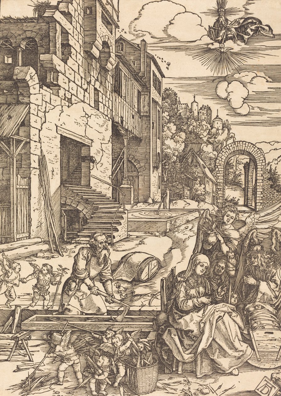 Sojourn of the Holy Family in Egypt by Albrecht Dürer