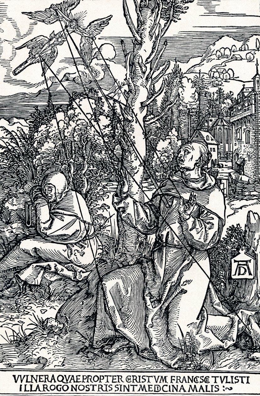 St Francis Receiving the Stigmata by Albrecht Dürer