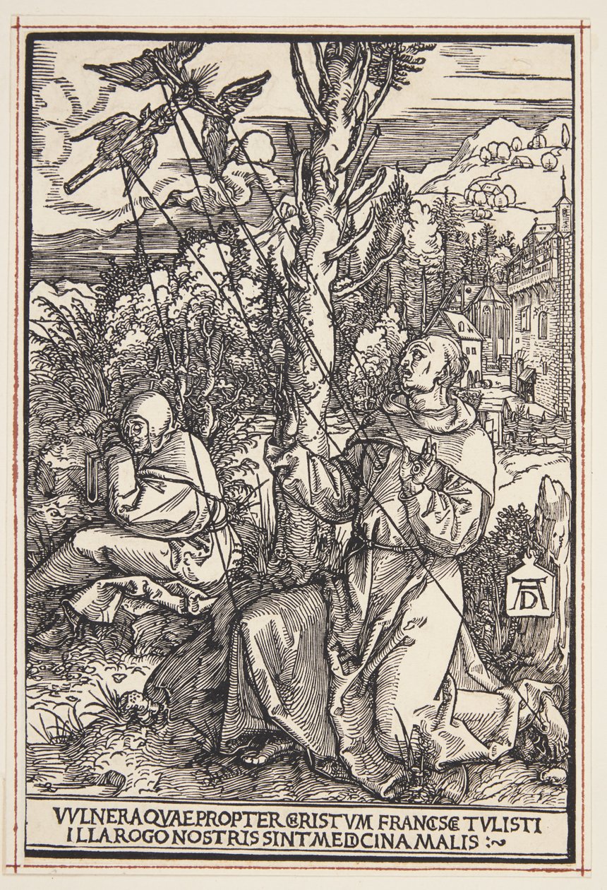 St. Francis Receiving the Stigmata by Albrecht Dürer