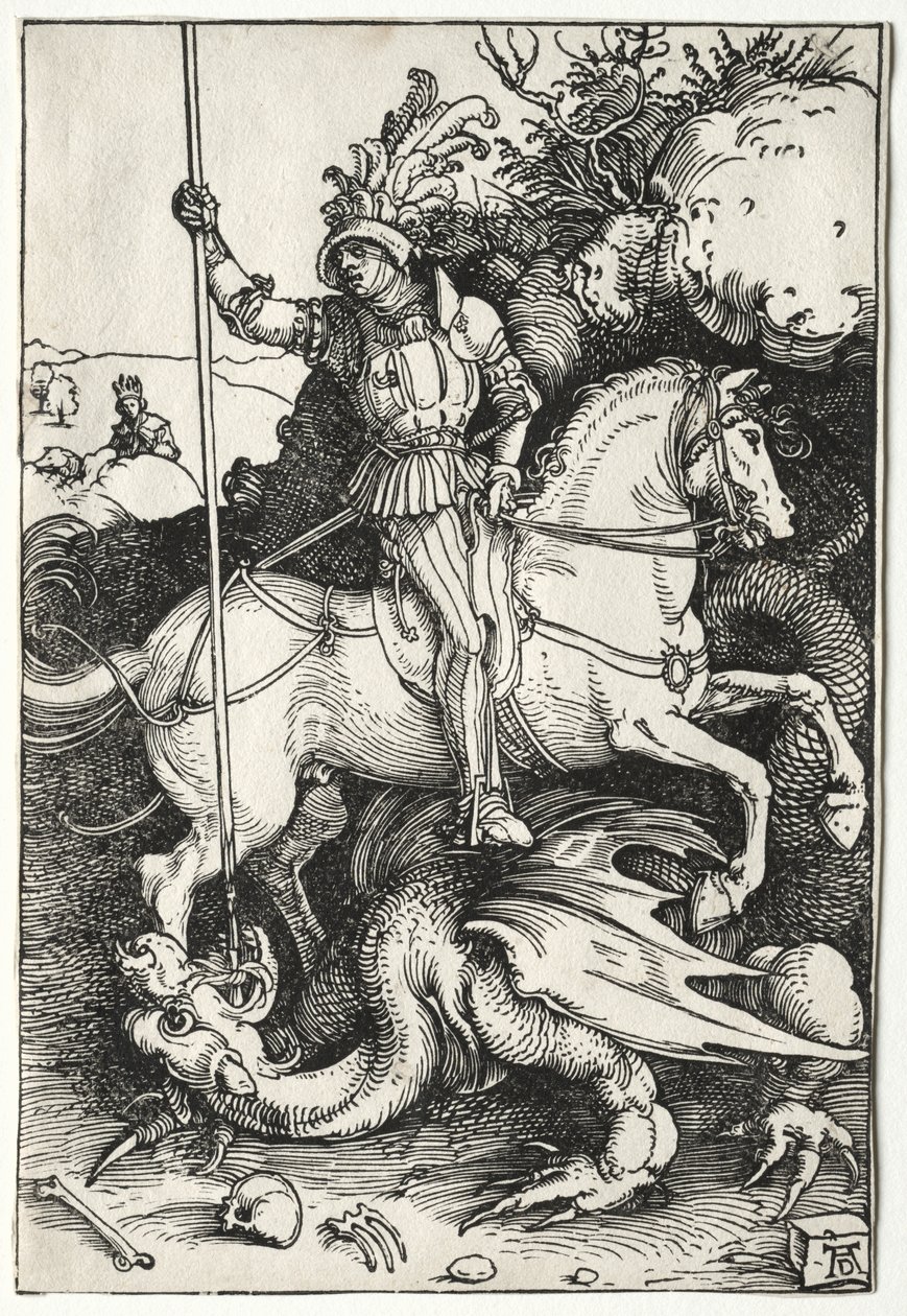 St. George Killing the Dragon by Albrecht Dürer