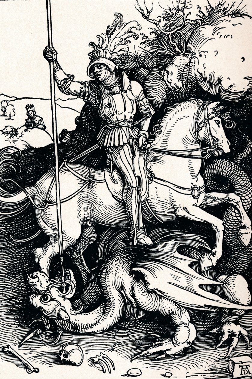 St George and the Dragon, 1505 (detail) by Albrecht Dürer
