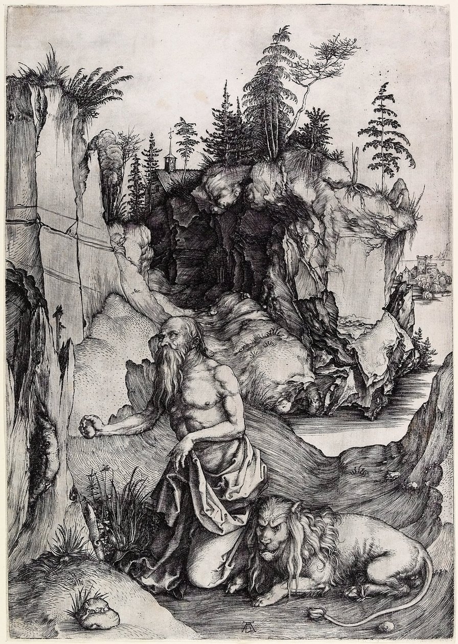 St. Jerome in Penitence by Albrecht Dürer