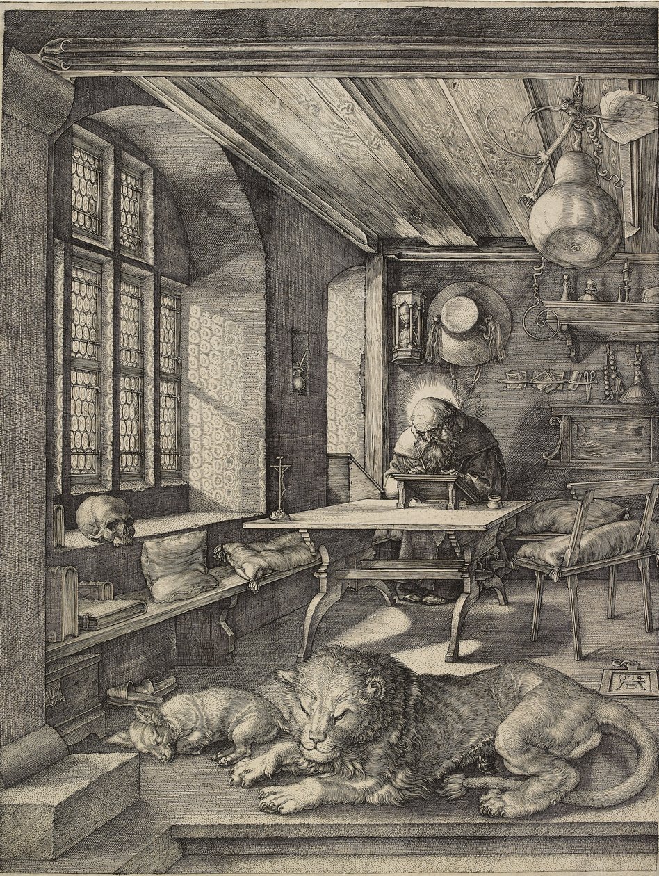 St Jerome in his Study by Albrecht Dürer