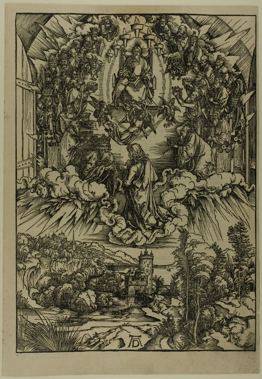 St. John before God and the Elders, from The Apocalypse by Albrecht Dürer
