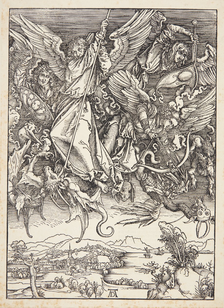 St. Michael Fighting the Dragon by Albrecht Dürer