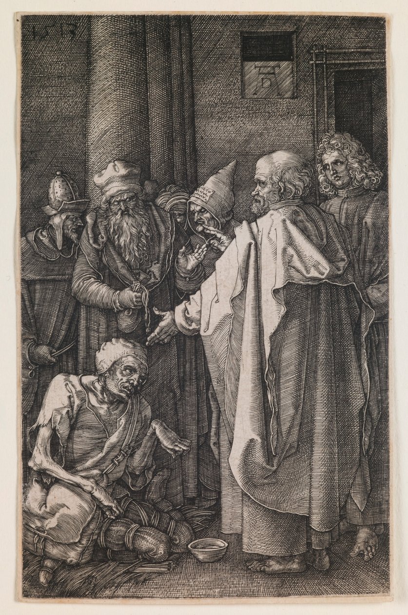 St. Peter and St. John at the Gate of the Temple by Albrecht Dürer