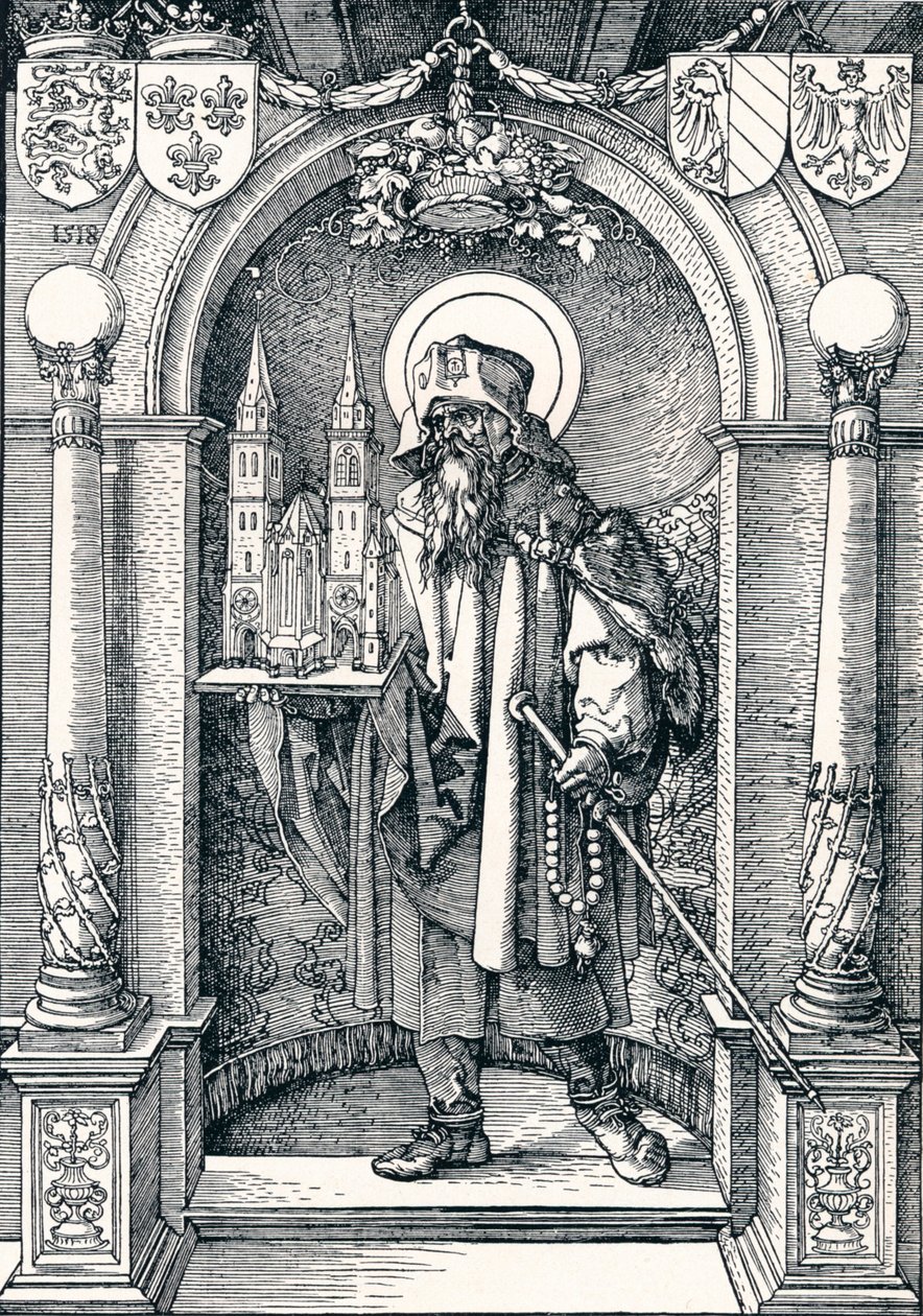St Sebaldus in the Niche, 1518 by Albrecht Dürer