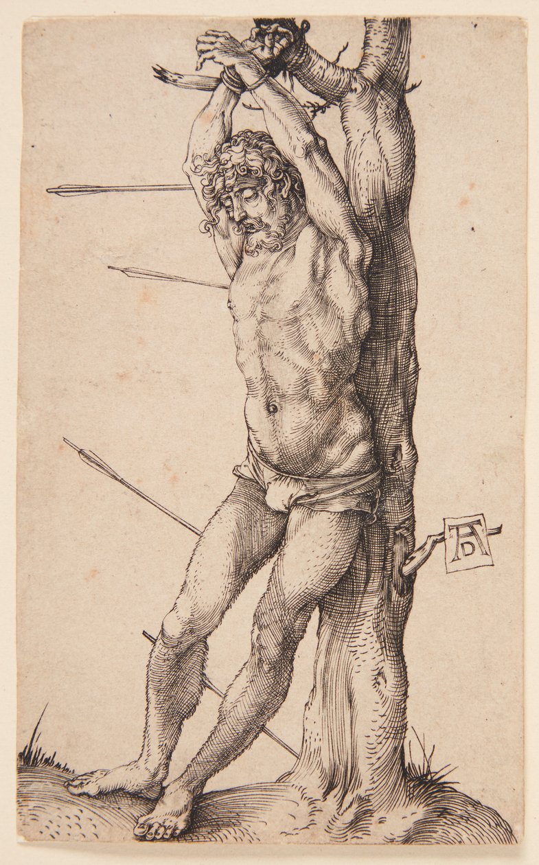 St. Sebastian at the Tree by Albrecht Dürer