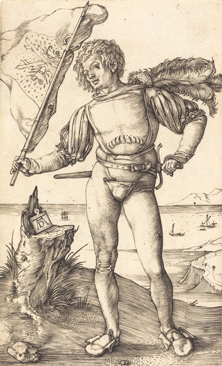 Standard Bearer by Albrecht Dürer