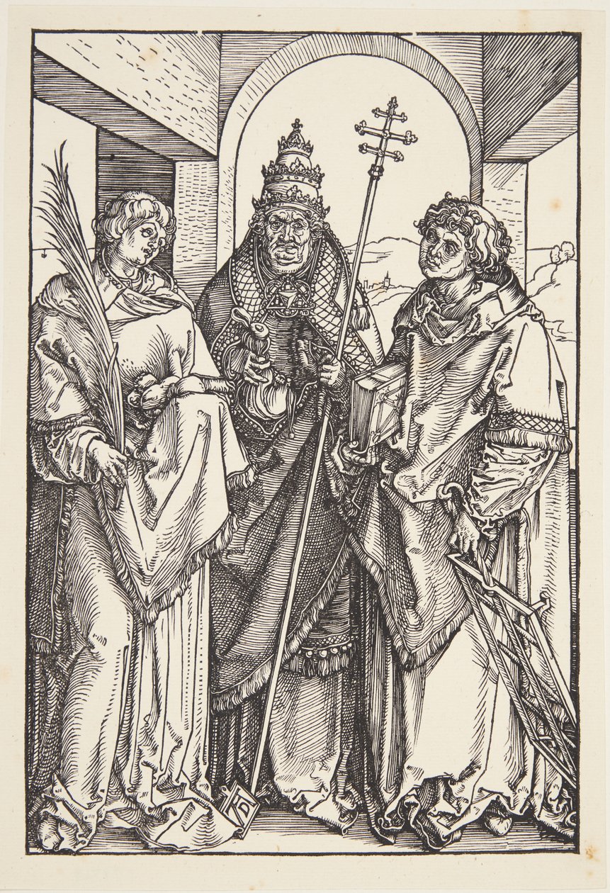 Sts. Lawrence, Sixtus and Stephen by Albrecht Dürer