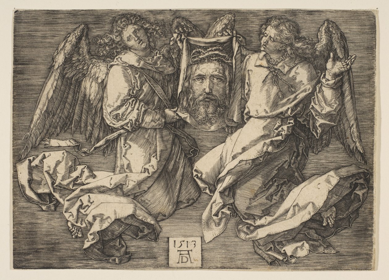 Sudarium Held by Two Angels by Albrecht Dürer