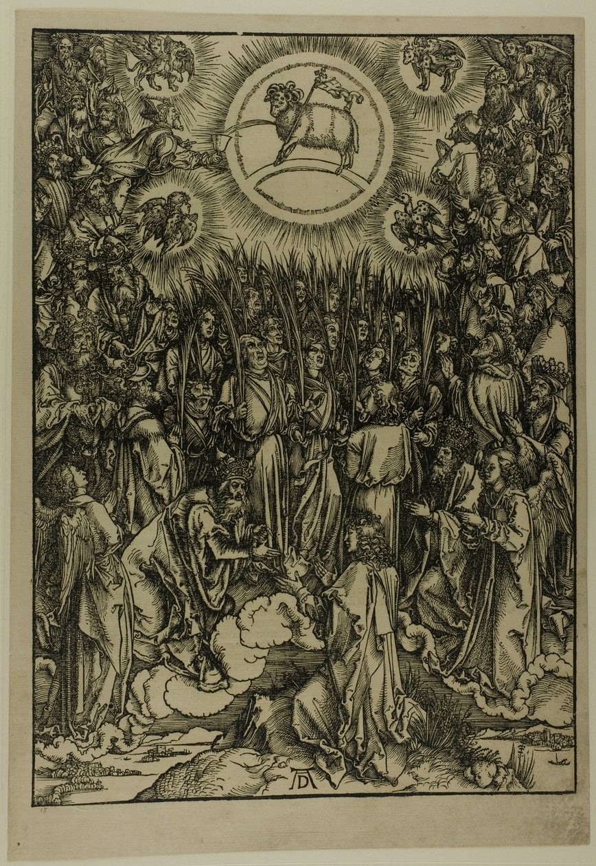 The Adoration of the Lamb - The Hymn of the Chosen, from The Apocalypse by Albrecht Dürer
