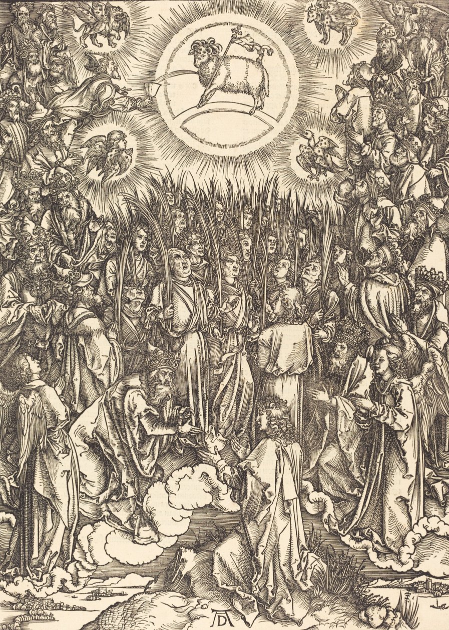 The Adoration of the Lamb, 1498 by Albrecht Dürer